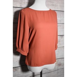 Burnt Orange Blouse